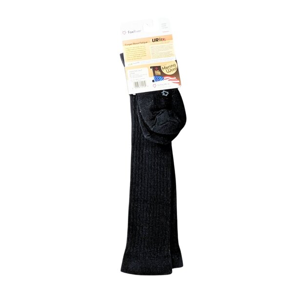 Fox River NWT Unisex Large Black Lightweight Knee Length Merino Wool Blend Socks - Picture 2 of 5
